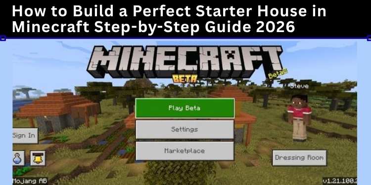 How to Build a Perfect Starter House in Minecraft Step-by-Step Guide 2026