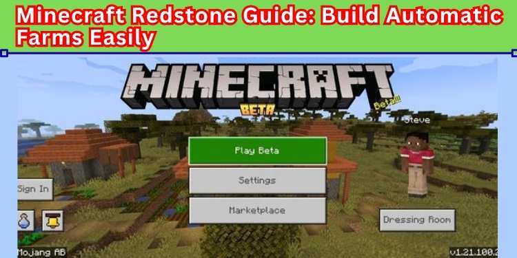 Minecraft Redstone Guide Build Automatic Farms Easily
